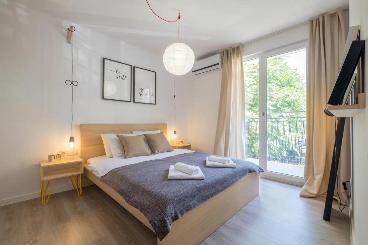 Quiet & Airy Modern Apt. Top Centre Free Parking Sofia Buitenkant foto